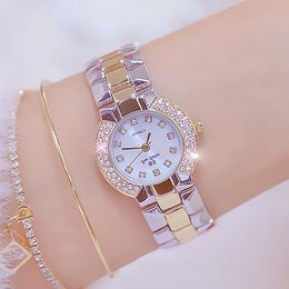 Women Luxury Brand Watch Dress Silver Gold Women Wrist Watch Quartz Diamond Ladies Watches Female Clock Bayan Kol Saati 240320