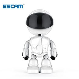 ESCAM 1080P Робот IP-камера Домашняя безопасность Wi-Fi Камера ночного видения Радионяня Камера видеонаблюдения Робот Интеллектуальное отслеживание YCC365APP