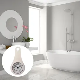 Wall Clocks Bathroom Suction Cup Clock Digital Waterproof Shower Alarm With Hanging Hole Plastic Timer For