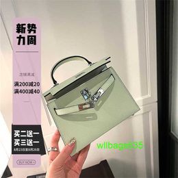 Ky Tote Bags Trusted Luxury Leather Handbag Racechoice Crossbody Bag Mini Second Generation Bag Premium Bubble Green Genuine Leather Womens have logo HBTR