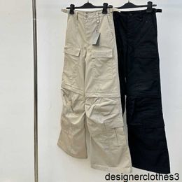 Designer La versione corretta di "Alta qualità" BL Home 23 Nuovi indumenti da lavoro in cotone Micro La Pantaloni lunghi Vestibilità ampia per uomini e donne JEJW