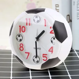 Clocks Accessories For Creative Football Alarm Clock Student Round Table Digital