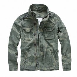casual Men Hombre Camo Sportswear Denim Jacket Green Military Camoue Bomber Coat Male Autumn Vintage Pocket Jeans Outwear 93a3#