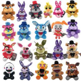 Stuffed Animals Cute Duck Fox Plush Toys Children's Game Playmate Holiday Kids Gift Claw Machine Prizes