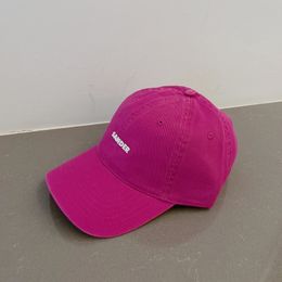 Pink Cotton Baseball Cap Hat Adjustable Ball Caps Outdoor Wear Fashion Hats Visor Trucker Hat Accessories Unisex