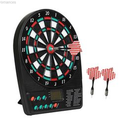 Darts Electronic Dart Board Automatic Scoring with Soft Darts Throwing Game for Adults LCD Display Dart Plate for Outside Lawn 24327