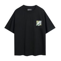 maglietta da uomo firmata top lettera stampata felpa oversize a maniche corte magliette pullover in cotone estivo vestire A21