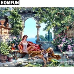 Accessories Homfun Full Square/round Drill 5d Diy Diamond Painting "beauty Beast" Embroidery Cross 5d Home Decor Gift A02463