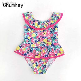 One-Pieces Chumhey 1-3T Baby Girls Swimwear Infant Swimsuit Bebe One Piece Bath suit Kids Summer Bathing Suit Babies Swimming Suit 24327