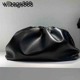 Bottegvenetas Pouch Top Fashion Designer Bag Women Cloud Quality Genuine Leather Famous Desinger Brand the Soft Calfskin Ladies Large Clutch Handbag