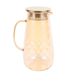 Baking Moulds 54Oz Glass Pitcher With Lid Iced Tea Water Jug Cold Ice Wine Coffee Milk And Juice Beverage Carafe