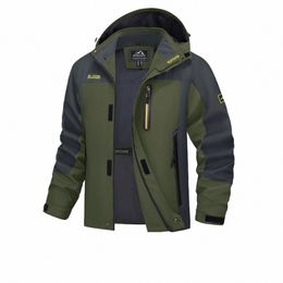 magcomsen Men's Autumn Lightweight Windbreaker Water-proof Softshell Windproof Jacket Fishing Coats Outwear Runing Hiking Jacket q14P#