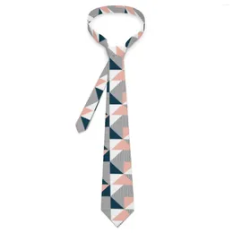Bow Ties Mens Tie Nordic Lines Neck Abstract Colourful Geometry Elegant Collar Graphic Cosplay Party Quality Necktie Accessories