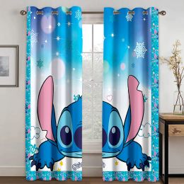 Curtains Children's Favourite Cartoon Anime Cute Animal Sunshade Curtains 2 Panel Boys Girls Room Bedroom Window Home Decor Free Shipping