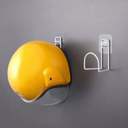 Racks Motorcycle Helmet Storage Rack Wall Mounted Helmet Hook Holder Hanger Self Adhesive Home Organizer