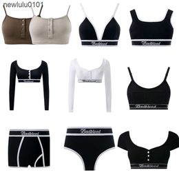 Kim Tae yeons Korean Badflood Bra with Female Embroidery No Steel Rim Spicy Girl American Sports Strap Underwear Trend