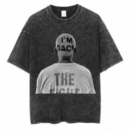 Abbigliamento uomo Cott Vintage Wed T-shirt Dennis Rodman Graphic T Shirt Oversize Estate Fi Hip Hop Streetwear Tees L37S #