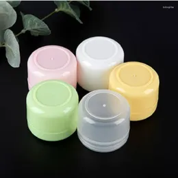 Storage Bottles 10PCS Mini Candy Color Travel Liquid Bottle Sets Outdoor Portable Paste Cream Swivel Lid Refillable Box Sample Container