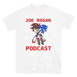 Men's T Shirts Joe Rogan Podcast Print Anime Cartoon Graphic T-shirt Unisex Streetwear Cotton Comfy Tops