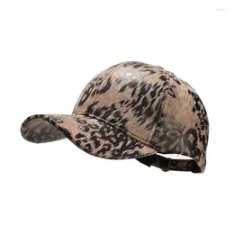 Ball Caps 2024 Polyester Leopard Grain Casquette Baseball Cap Adjustable Snapback Hats For Men And Women 53