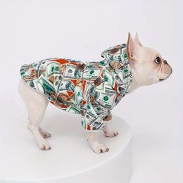 Clothes, Funny Printed Fleece Sweatshirt, Dog Autumn and Winter Outfits, Pet Warm Clothing