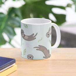 Mugs Cute Kawaii Otter Coffee Mug Glasses Customs Pottery Cups