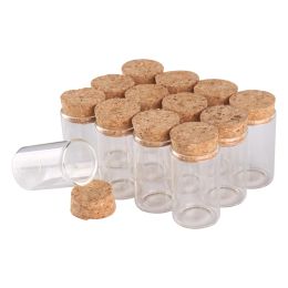 Jars 12 pieces 20ml Lab Glassware Glass Test Tube with Cork Stopper Glass Jars Vials 30*50mm for DIY Crafts Wedding Favours