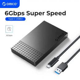 Enclosure ORICO TypeC External Hard Drive Case SATA to USB3.1 HDD Enclosure for 2.5'' HDD SSD 6Gbps Speed Support UASP