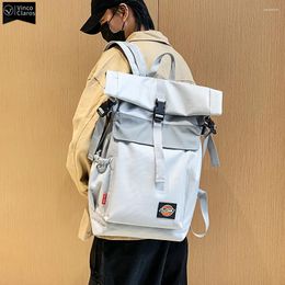 Backpack Functional Large Capacity Men's Fashion School For Teenager Boys Trend Brand Designer Male Oxford Bag