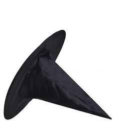 Masquerade Party Halloween Witch Hat Decoration Adult Women Black Witch Hat Wizard Top Caps Halloween Costume Accessory Party Cap 1294526