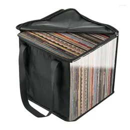 Storage Bags For Records Record Travel Case Collapsible Fabric Boxes With Lids Moving Office Closet