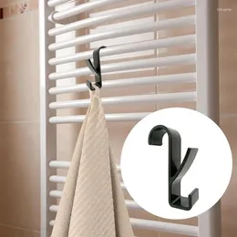 Hooks Drying Rack Hook Coat Scarf Towel Bathroom Home Storage Radiator Rail Clothes Hanger Holder Multi Purpose Organiser