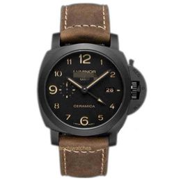 Luxury Watches for Mens Mechanical Wristwatch Panerrais Multi-function Designer Watches High Quality Sapphire Large Diameter Watch RIBD