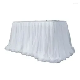 Table Skirt X7AB Colourful Tablecloth Tulle Dessert Reception Decoration For Wedding Party Home Birthday DIY Material Tutu