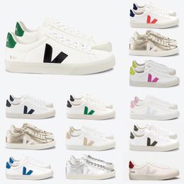 Sneakers Womens Shoes Casual Shoes Designer Shoes Leather Sneaker Men Women Brazil Green Low-carbon Life V Organic Cotton Flats Platform Sneakers Women Casual