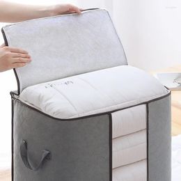 Storage Bags High Capacity Thickened Non-woven Multi-functional Bag Clothes Quilt Moving Packing Luggage 03