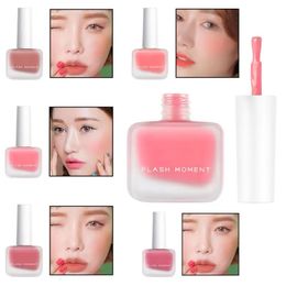 10ML Liquid Blush Palette Matte Cosmetics Repair Bright Skin Face Contour Shadow Cheek Blusher Cream Korean Makeup TSLM2 240327