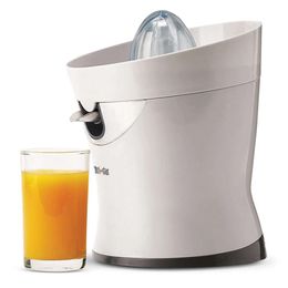 Tribest Citristar CS-1000 Citrus Juicer, Electric Orange Lemon Juicer with Stainless Steel Philtre and Nozzle White