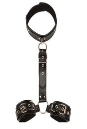Sex Slave Collar with Handcuffs Fetish bdsm Bondage Restraints Hand Cuffs Adult Games Sex Products Sex Toys for Couples2454726
