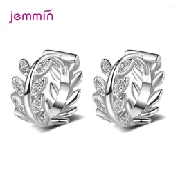 Hoop Earrings Models Vintage Elegant Tree Branches Earring Real 925 Silver Luxury Charm For Women Wedding Jewelry