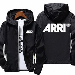 mens Clothing Fi Hooded Windbreaker Arri Print Cycling Thin Reflective Jacket Skin Coat Adventure Travel Coat Jacket Men y2on#