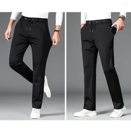 Men's Pants Men Adjustable Waist Everyday Wear Bottoms Breathable Drawstring Sweatpants With Elastic Side For Daily