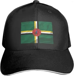 Ball Caps Flag Of Dominica Premium Adjustable Baseball Cap For Men And Women - Outdoor Sports Sun Protection Black