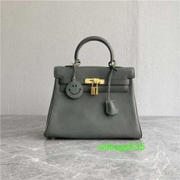 Ky Tote Bags Trusted Luxury Leather Handbag Imported Togo Cowhide Foreign Trade Factory Export Womens Bag Order Special Price Clearance Clas have logo HBU0