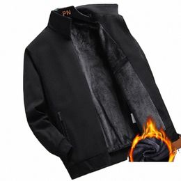 warm Fleece Autumn Winter Jackets for Men Busin Office Dr Coat Casual Men's Winter Jacket Solid Colour Luxury Outerwear Man D7kk#