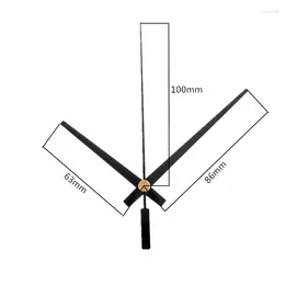 Clocks Accessories Black Clock Hands Design Kit Motor Quartz Movement Watch Machine Wall Numbers Parts Hanger Replace Mechanism Pointers DIY