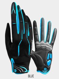 Winter Cycling Gloves Touch Sn Gel Sport Shockproof Road Full Finger Bicycle Glove For Men Woman2251187