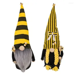 Party Decoration Bees Festival Long Hat Gnome Decorative Decorations Supplies For Holiday Tiered Tray