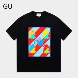 Women's T-Shirt Men and women with the same fashion brand loose cotton T-shirt letter C short-sleeved casual everything light luxury high-end price concessions 24032713