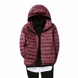 men's thin lightweight down jacket 2024 new products autumn and winter Men's casual hooded lightweight m jacket y3Fw#